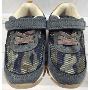 Carter Camouflage 'Collins' Slip On w/Hook & Loop Closure, Boys Size 8M